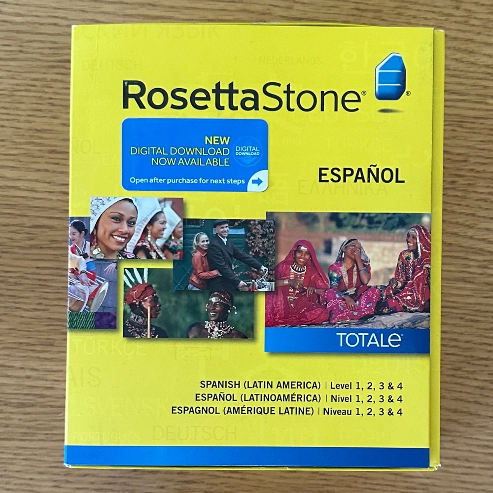 Rosetta Stone Spanish (Latin America) Espanol Version 4 Level 1-4
